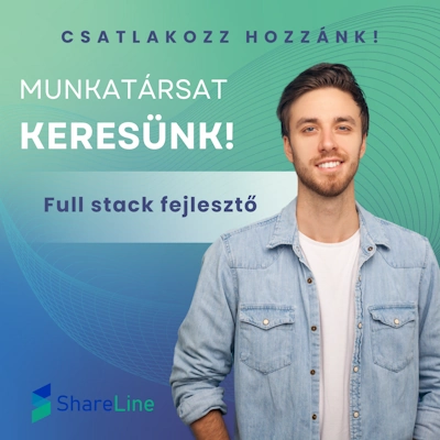 Full-stack fejlesztő állás illusztráció
